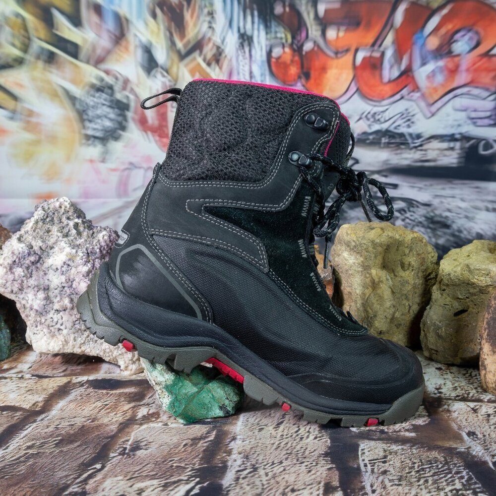 Columbia Black Waterproof Boots  sz 7 Womens - Picture 4 of 15